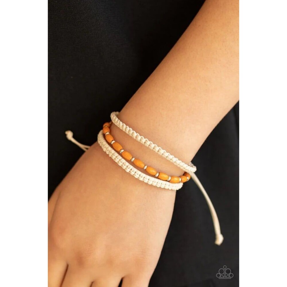 Refreshingly Rural Orange Bracelet (27)